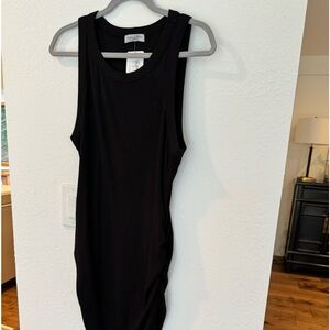 Michael Stars ribbed midi dress